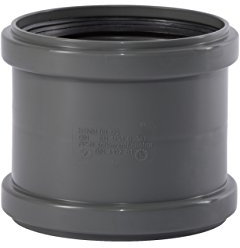 Ostendorf HTsafe Doppelmuffe DN 125 mm HT-Rohr