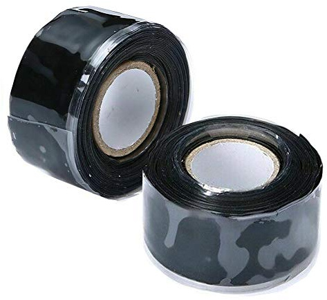 2 Rollen selbstverschweißendes Silikonband, Rohrdichtungsband, Reparaturband, wasserdichtes Klebeband für Notfallleitungen, Sanitär- und Wasserschlauch-Lecks, 25 mm breit