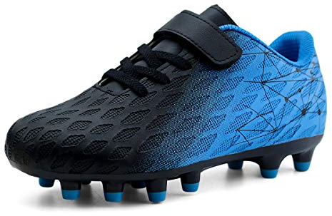 JABASIC Kids Firm Ground Fußballschuhe Jungen Mädchen Sportliche Fußballschuh