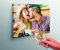CREATIVA DIGITAL IMPRESION Y DISEÑO Cuadro Personalizado con tu Foto | 50 x 70 cm | 100% a tu Gusto | Lona y Madera | Regalo Ideal para Bodas, Cumpleaños y Aniversarios | Fabricado en España