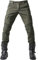 Fashionapple Pantalones de protección para Hombre, Moto, Vaqueros, Transpirables, Protectores extraíbles, para Carreras, Bicicleta (Ejército Verde, XL)
