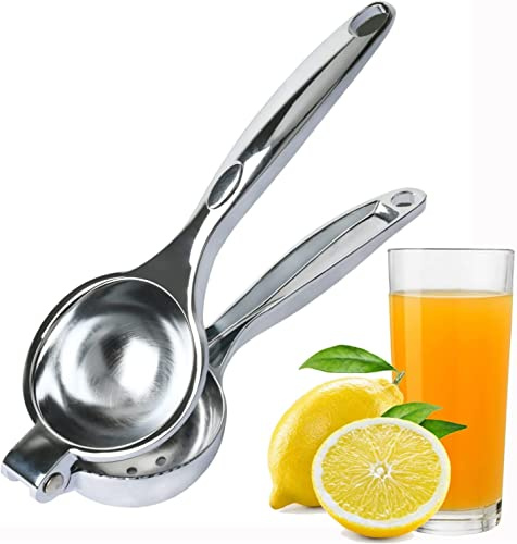Presse-agrumes manuel en acier inoxydable - Presse-citron manuel et presse-citron vert - Presse-agrumes très résistant - Grande taille