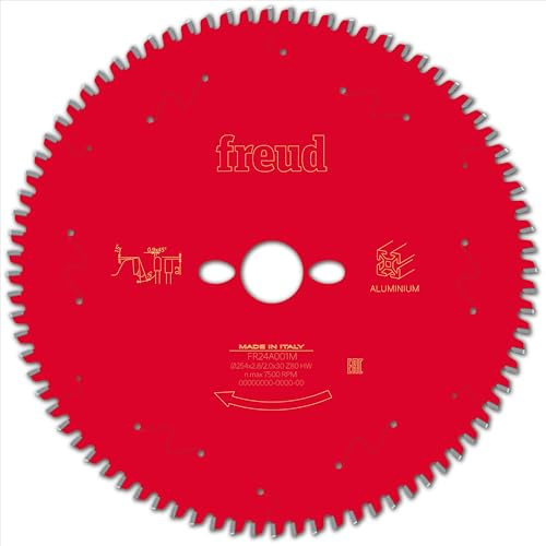 Freud Aluminium Mitre Saw Blade 254mm x 30mm 80T Corded