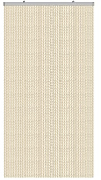BIANCHERIAWEB Schallschutzvorhang für Fenster, Haus, Pon 120 x 230 cm, Beige