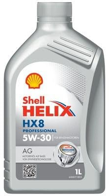 SHELL Motoröl 5W-30 Helix Motor Öl API SN HX8 Professional AG 1L Kompatibel mit OPEL Corsa D Schrägheck S07 ZAFIRA B A05 INSIGNIA Caravan Mokka/Mokka X J13 Astra J Sports Tourer P10