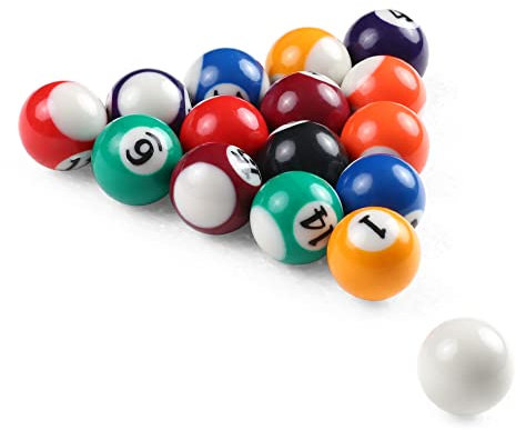 25 MM / 38 MM Kinder Billard Tischkugeln Set Harz Kleine Pool Queue Bälle Full Set