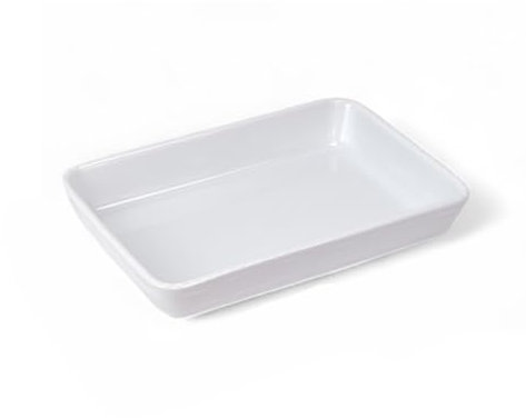 Vassoio ceramica da forno Rettangonale Dimensioni 21 x 32cm - Ideale per Cuocere e Servire SinergiaFD