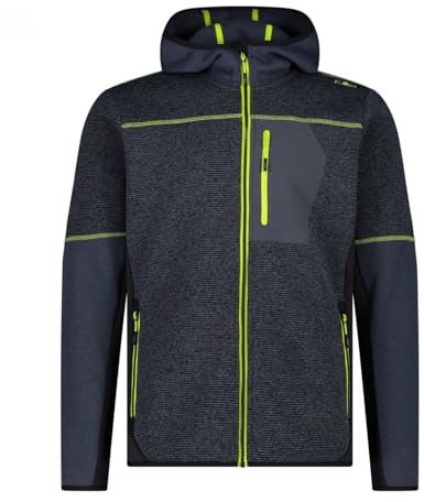 CMP, JACKET FIX HOOD, 34H2677, Dark Grey, 52, Man