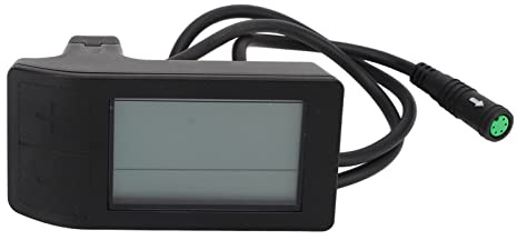 Electric Bike LCD Display Meter,Battery Power Indicator, 5pin Connector Realtime Speed for Outdoor Riding