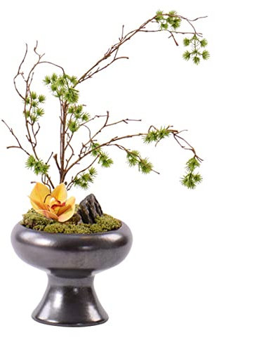 Huangj-0527 künstliche Bonsai Künstliche Bonsai-Pflanzen mit Keramiktopf, Bonsai-Baum im Topf, künstliche Zimmerpflanzen for Zuhause, Büro, Tischdekoration, Hausdekoration Feng Shui Kunstpflanze