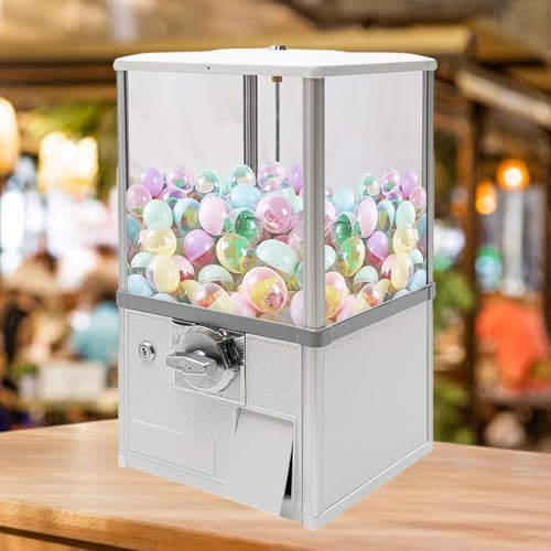 pealiritansemen Gumball Machine,Vending Machines For Business, 4.5-5.5 Cm Capsule Toy Vending Machine, Vending Machine For Selling Capsule Toys Candies,White