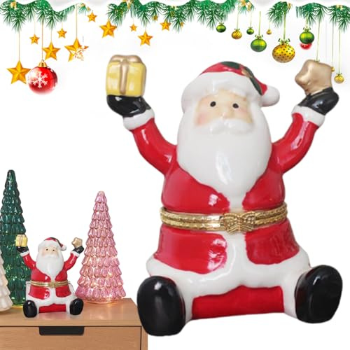 Générique Statue de Table de Noël, Figurines du Père Noël | Figurine de Noël Statue de Noël,Décoration de Père Noël, Figurines de Noël pour Salon, Chambre à Coucher, Amis, Famille.