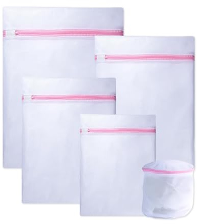 KYLOS Sacca Lavaggio per Reggiseni e Indumenti Delicati - Rete Protettiva per Lavatrice con Cerniera - Ideale per Biancheria Intima, Calze e Capiti Sensibili - 3 Pezzi con Design Durevole