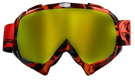 Mud Defeater Motor Motocross Brille Kinder AHP Motorradbrille Racing Googles Orange
