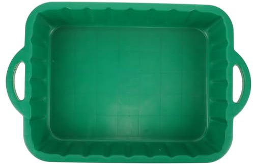 CVUTOVO Vaschetta di Drenaggio Olio Motore in Plastica Resistente Bordi Anti-Perdita, Grande Bacinella Impilabile per Raccolta Liquidi e Manutenzione Auto