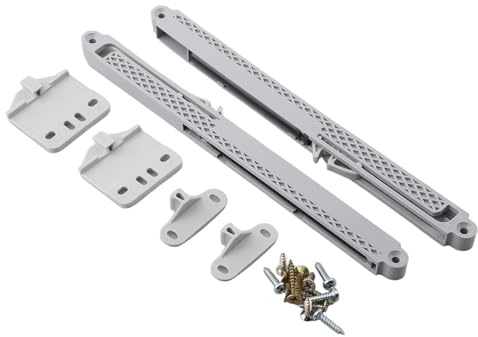 Ammortizzatore per cassetti e ante scorrevoli, sistema di chiusura rallentata, 2 pezzi, stile mananesimo Closi automatico, per cassetti, porte, cucina, baroom (carico massimo 25 kg)