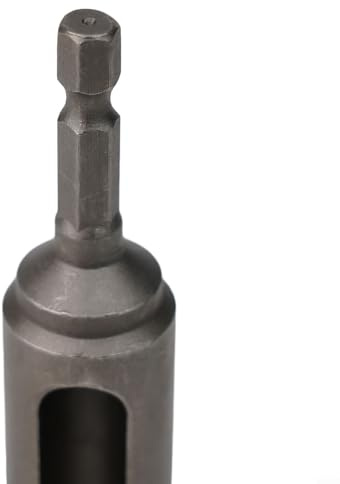 Zilimontt 120-mm-Steckschlüssel mit 1/4-Zoll-Sechskantschaft, Vanadium, 8 mm, 10 mm, 12 mm, 13 mm, für Schraubenschlüssel, 17 mm, 19 mm, Schlitzbohrer-Stecknuss, 16 mm, geschmiedetes Chrom, 14 mm