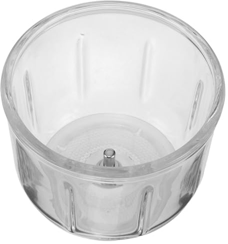 VICASKY Bol en Verre 350 Ml pour Hachoir à Ail et Viande, Récipient Alimentaire Solide, Compatible Robot Culinaire, Accessoire la Cuisine Polyvalent pour Usage Domestique