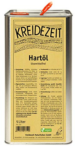 Kreidezeit Hartöl (lösemittelfrei) - 5,00 l