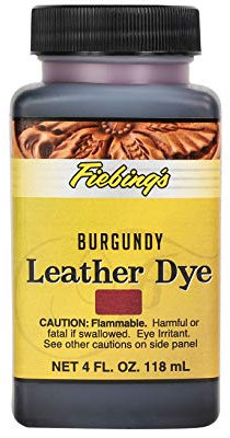 Fiebings Lederfarbstoff, Herren, 50-2046-BU, burgunderfarben, 4 Ounces