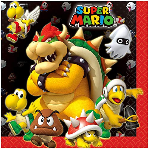 Amscan Super Mario Party-Reihe Super Mario Party-Reihe Mehrfarbig