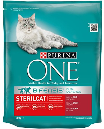 PURINA ONE BIFENSIS Sterilcat Katzentrockenfutter, für kastrierte Katzen, gesunder Stoffwechsel
