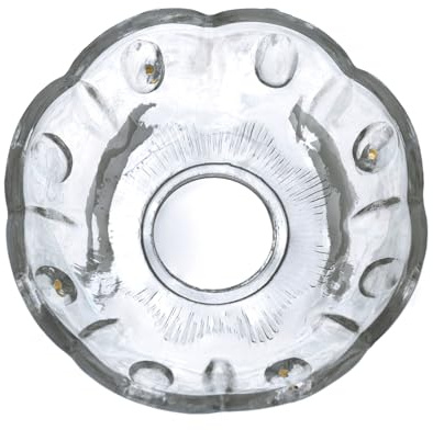 ORION LIGHTSTYLE Lichtschale Tasse Bobeche Ø 100mm Kristall Loch 31mm für Kronleuchter