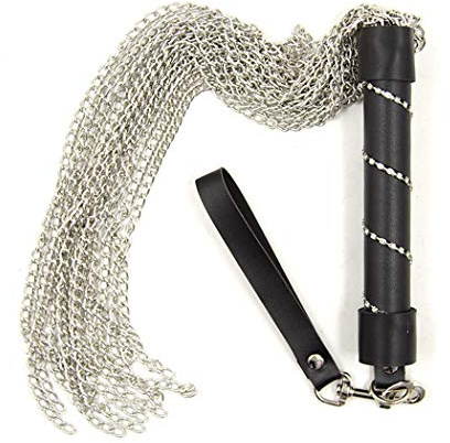 Peitsche sex hart Erotik erotische Troddel Metall Sex Spielzeug Spanking kitzler sexuell Gerte Fetisch für SM Erwachsene Gay, Rollen Spielen Bondage Zubehör Cosplay flogger Paddel-48cm (A)