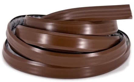 InstaTrim Self-Adhesive Flexible Trim - 10ft Dark Brown 3/4 Wide Caulk Strip - Many Uses Including Caulking for Bathtubs, Sinks, Counters, Tile, Floors - Made in USA