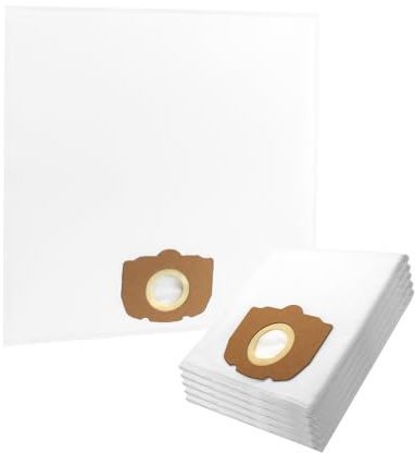 MisterVac | Compatible Vacuum Cleaner Bags, Replacement Bags, 10 Pieces Parkside PWDA 20-Li A1 Akku,346160_2004
