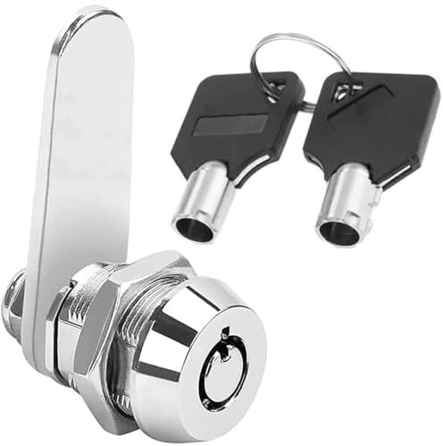 Litensh Thread Tubular Cam Lock 16mm, 5/8 Mailbox Locks Cabinet Cylinder Lock for Door Drawer Cupboard Letterbox with Keys Alike