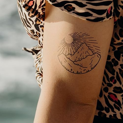 MyJagua Tattoo • Valley | 1-2 Wochen Tattoo | Auf Pflanzenbasis | Hautverträglich | Wasserfest | Neue Tattoo Technologie | Kein Klebe Tattoo