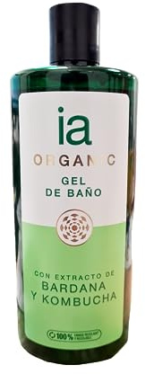 Interapothek Gel De Baño Organic 750ml [ Extracto de bardana y kombucha] [ Extracto de bardana y kombucha ]