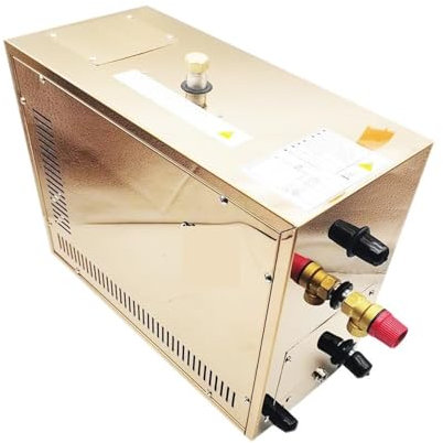 Generador de sala de vapor Generador de automático de acero inoxidable, máquina de baño de for sala de Sauna con descalcificación automática for sala de Spa, controlador Digital de 12kw para sauna bañ