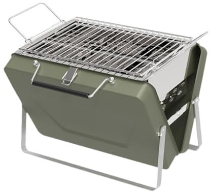JISADER Barbecue Grill Tailgating Portable Simple à Utiliser Robuste Grand Équipement de Barbecue de Table pour Camping-Cars Camping Jardin Pique-Nique, Moyen