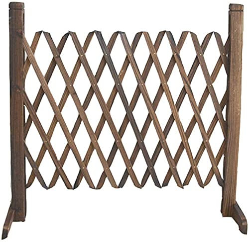 FBHDKJNFG Künstliche Hecken，Spaliere mit künstlichen Blätter Freistehender Holz-Spalierzaun, Garten-Sichtschutz for Pflanzen, Teleskop-Maschendrahtzaun, Teleskop-Tor, 50 cm x 140 cm Lattenzaun