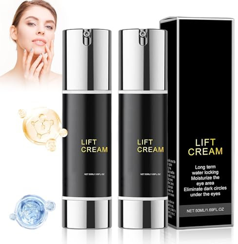 2 Stück Instant Lift Plus Cernes, 50ML Eye Cream, Instant Lifting Creme, Instant Face Lift Cream, Instant Eye Tightening Cream, Instant Eye Lift, Augenstraffendes Lifting-Serum für Alle Hauttypen