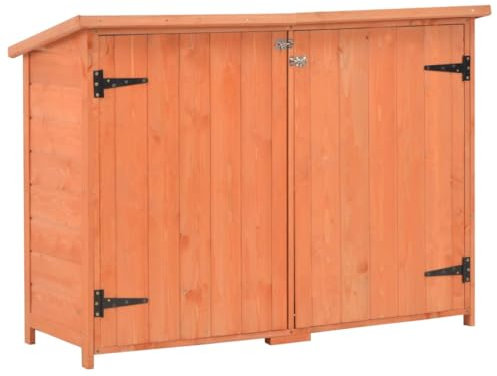 Gartenhaus Holz Gerätehaus Unterstand Wetterfest Geräteschuppen Holz Lagerschuppen, 120x50x91 cm Holz