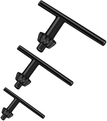 Essentielles 3-teiliges Bohrfutter-Schraubenschlüssel-Set, Hartstahl, Bohrfutter, Schraubenschlüssel-Set für Handwerkzeuge