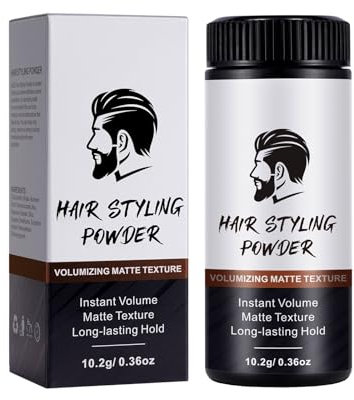 Polvere in Cera per Capelli Uomo - Styling Volumizzante Opaco (One Size, 1PCS)