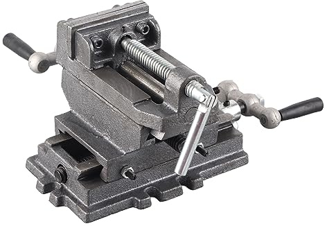 Bench Vise Cross Flat Table Tool Mechanical Maintenance Drilling Milling Machine