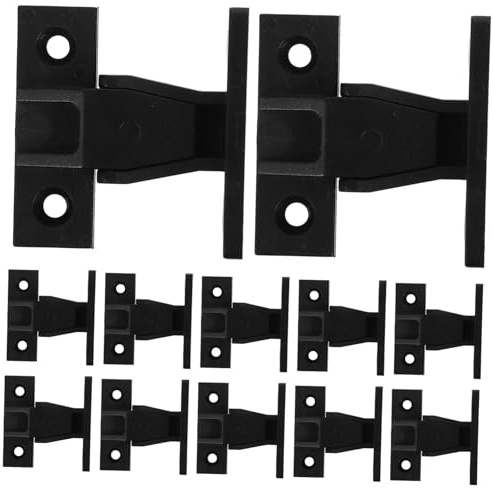 FUTUREORYY de Fixation pour Plinthes en ABS Installation Facile et Connexion Stable 12 Paires de Clips Accessoires pour Protection Murale et Connecteurs de Meubles