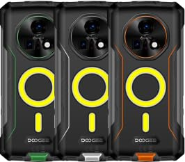 DOOGEE Fire 7 Pro Outdoor Mobile Phone Without Contract 1200LM Dual Camping Lamp AI 5G, Walkie Talkie, 13000mAh, Outdoor Smartphone 32GB+256GB, 6.6 Inch 64MP 3 Card Slot/Face ID/OTG/NFC