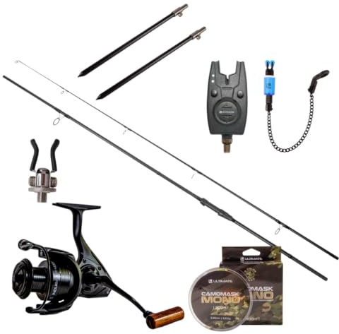 Kit Complet Ultimate Adventure Carp Stalker One Rod 1.80m (3lb) - Ensemble Carpe
