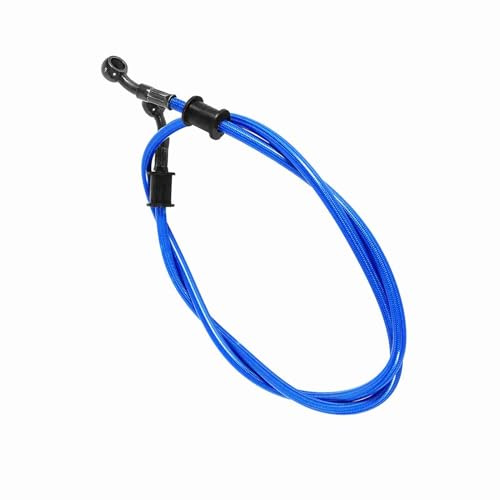 Cocoarm Motorrad-Bremsschlauch, Hydraulisch Verstärkte Bremsleitung aus Geflochtenem Stahl, 900 Mm, für Motocross-Dirt-Pit-Bikes mit 10-mm-Hohlschrauben (1200 mm)