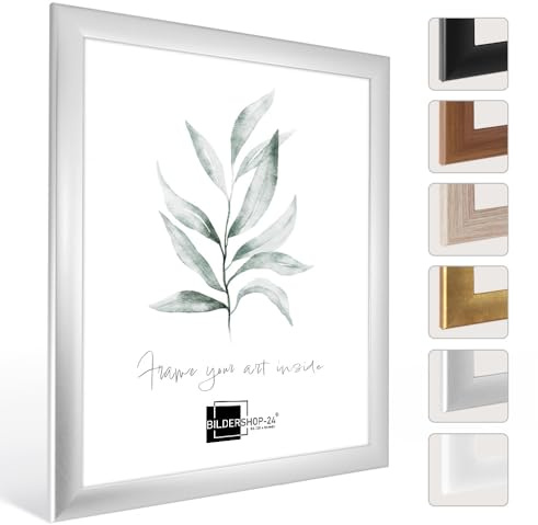 Bilderrahmen Alu gebürstet (Valencia) 42X59,4cm (DIN A2) (Antireflex*)