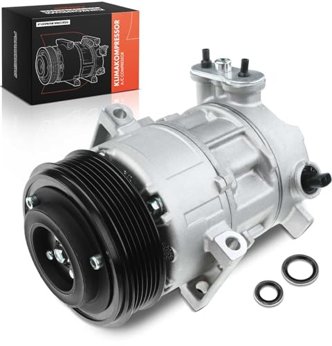Frankberg Compressore per aria condizionata con frizione 55702161 | Compatibile con: Corsa D S07, Punto Box/Hatchback 199, Linea 110 323, Punto Evo 199, Grande Punto 199