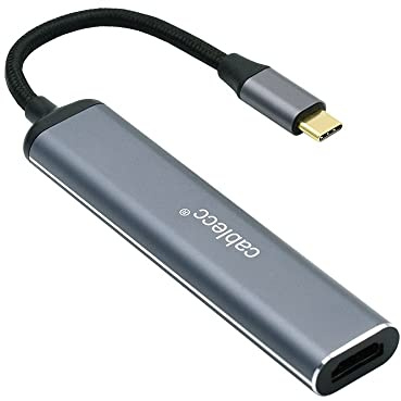 cablecc Convertitore da USB-C a HDMI 4K Dual USB 3.0 HUB HDTV multiporta adattatore 60 Hz con porta di alimentazione PD femmina 100 W