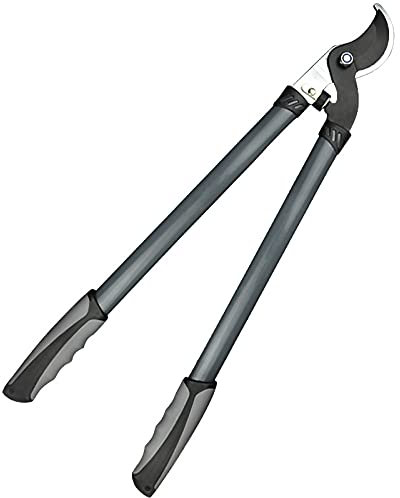 ATAAY Cesoie per Siepi da Giardino Attrezzi da Giardinaggio, Manico in Alluminio Leggero Troncarami Troncarami Troncarami per Rifilare Bosso E Cespugli Alti,Nero