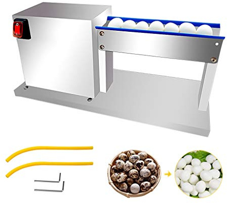 Electric Quail Egg Peeler Machine - Efficient Commercial Home Processing Tool for Bird Eggs - Stainless Steel, Automatic and Portable